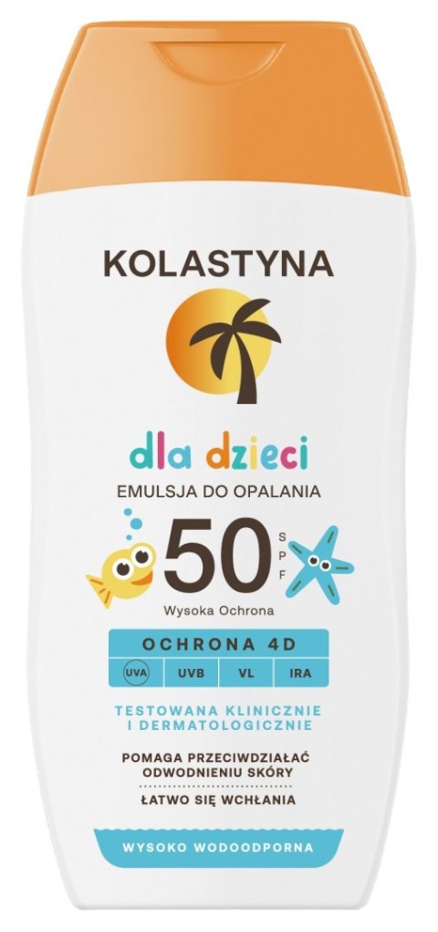 KOLASTYNA OPALANIE KOLASTYNA Emulsja do opalania dla dzieci SPF50 150ml