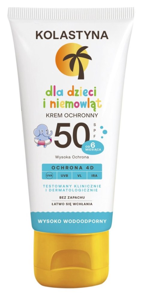 KOLASTYNA OPALANIE KOLASTYNA Krem ochronny dla dzieci i niemowląt SPF50 75ml