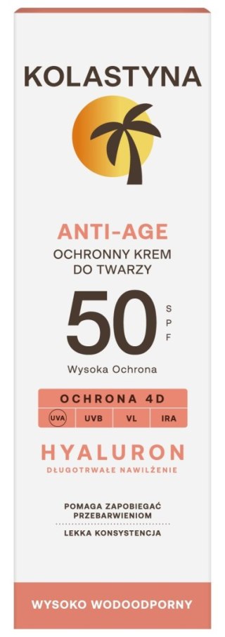 KOLASTYNA OPALANIE KOLASTYNA Krem ochronny do twarzy - Anti Age SPF50 50ml