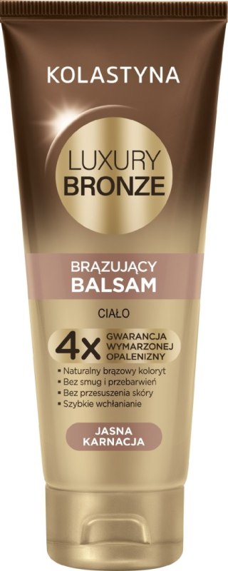 KOLASTYNA OPALANIE KOLASTYNA Luxury Bronze Balsam brązujący do ciała - jasna karnacja 200 ml