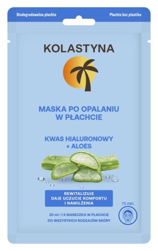 KOLASTYNA OPALANIE KOLASTYNA Maska po opalaniu w płachcie 20ml