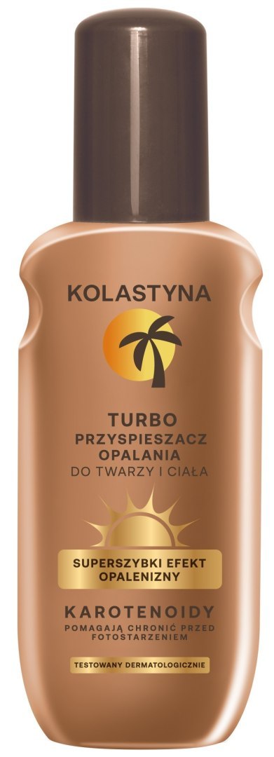 KOLASTYNA OPALANIE KOLASTYNA Turbo Przyspieszacz opalania do twarzy i ciała 150ml