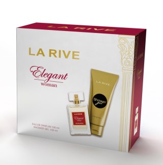 LA RIVE LA RIVE Zestaw prezentowy damski Elegant (woda toaletowa 100 ml + żel pod prysznic 100 ml)
