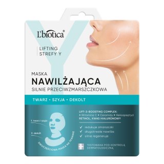 LBIOTICA / BIOVAX L`BIOTICA Lifting Strefy Y Maska nawilżająca silnie przeciwzmarszczkowa