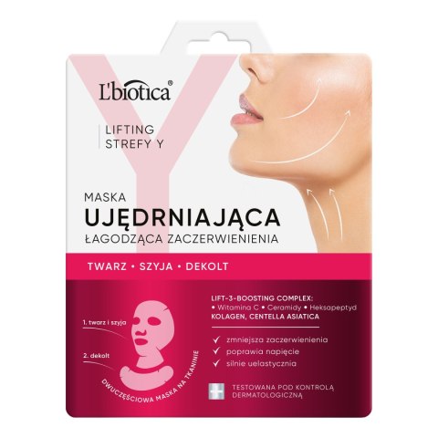 LBIOTICA / BIOVAX L`BIOTICA Lifting Strefy Y Maska ujędrniająca łagodząca zaczerwienienia