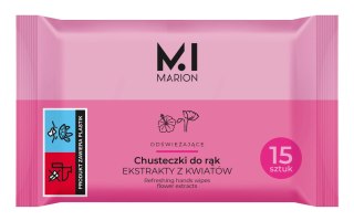 MARION MARION Chusteczki odświeżające Kwiatowe 15szt.