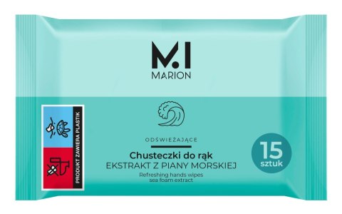 MARION MARION Chusteczki odświeżające - Sea Breeze 15 szt.