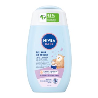 NIVEA NIVEA BABY Żel 2w1 do mycia ciała i włosów na dobranoc 200 ml