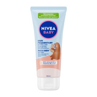 NIVEA NIVEA Baby Krem pielęgnacyjny do twarzy i ciała dla dzieci i niemowląt 100 ml