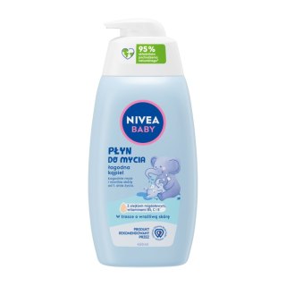 NIVEA NIVEA Baby Płyn do mycia łagodna kąpiel 450 ml