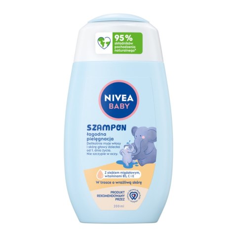 NIVEA NIVEA Baby Szampon do włosów łagodna pielęgnacja 200 ml