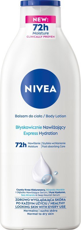 NIVEA NIVEA Body Balsam do ciała błyskawicznie nawilżający, 400 ml