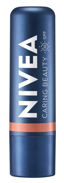 NIVEA NIVEA Pomadka pielęgnująca do ust Caring Beauty 3w1 Nude 4.8 g