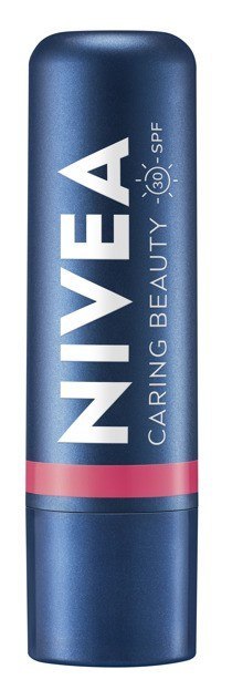 NIVEA NIVEA Pomadka pielęgnująca do ust Caring Beauty 3w1 Rose 4.8 g