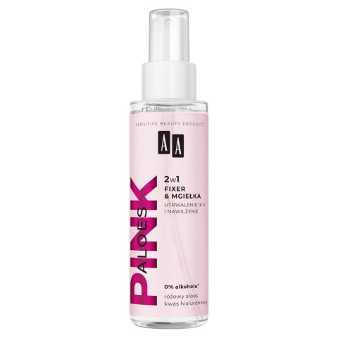 OCEANIC AA Pink Aloes Make-up spray 2w1 utrwalająco-nawilżający 100 ml