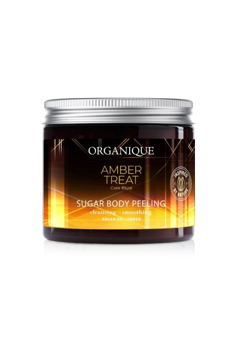 ORGANIQUE ORGANIQUE Amber Treat Cukrowy peeling do ciała 200 ml