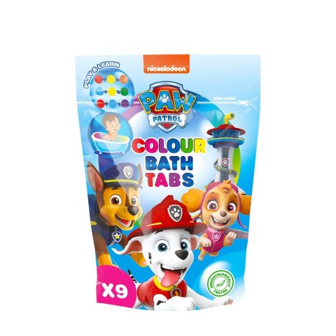 PROD.LICENCYJNE KIDS Psi Patrol Pastylki koloryzujące do kąpieli 9 x 16g
