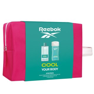 REEBOK REEBOK Cool Your Body Zestaw prezentowy - kosmetyczka (woda toaletowa 100ml + żel pod prysznic 250ml) - damski