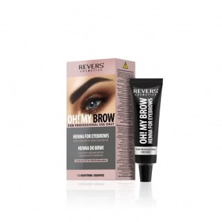 REVERS REVERS Oh! My Brow Henna kremowa do brwi - grafitowa