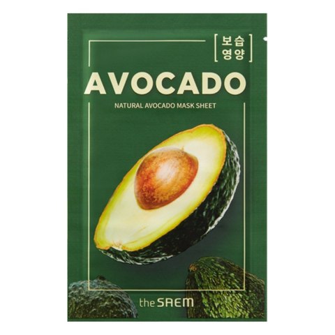 SAEM THE SAEM Natural Avocado Maska w płachcie - Awokado