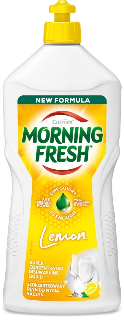 SARANTIS CUSSONS Morning Fresh Skoncentrowany płyn do mycia naczyń - Lemon 900 ml