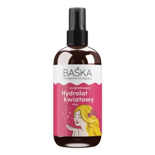 SOLVERX BAŚKA Hydrolat kwiatowy do twarzy wygładzający - róża 100 ml