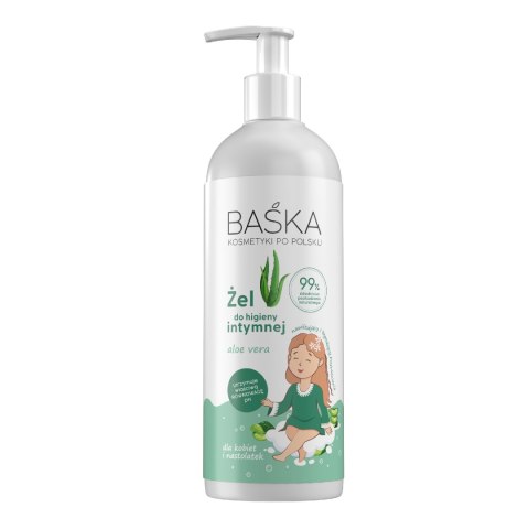 SOLVERX BAŚKA Żel do higieny intymnej - Aloe Vera 400 ml