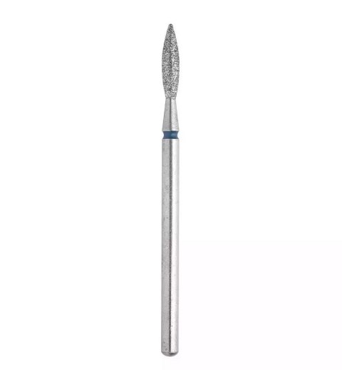 STALEX STALEKS Frez do paznokci - diamentowy płomyk 2.3/10mm (niebieski) 1szt