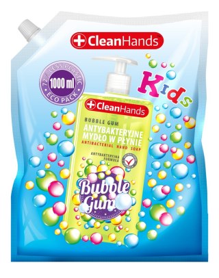 SWIT CLEAN HANDS Antybakteryjne mydło do rąk dla dzieci guma balonowa zapas 1000 ml