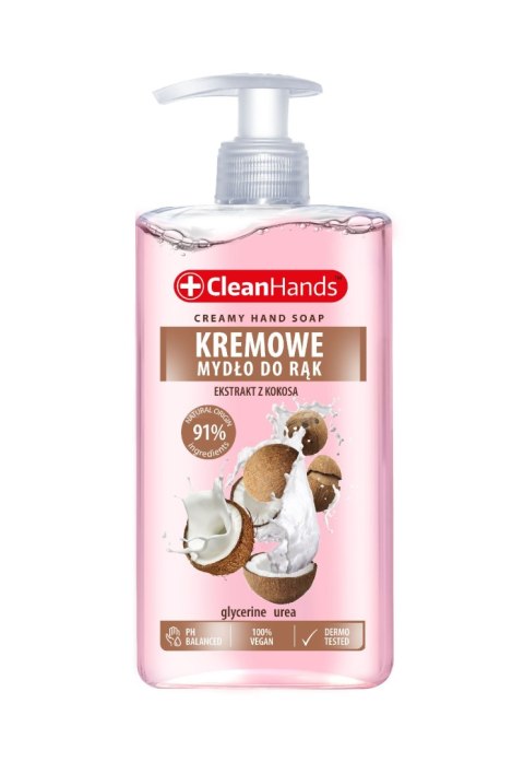SWIT CLEAN HANDS Kremowe mydło w płynie kokosowe 300 ml