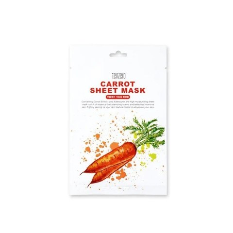 TENZERO TENZERO Maska w płachcie - Marchewka 25 ml