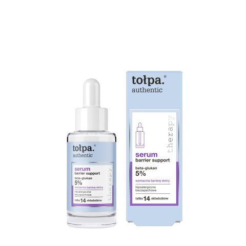 TOLPA TOŁPA Authentic Serum do twarzy Barier Support - wzmacnia barierę skóry (5% beta-glukan) 30 ml