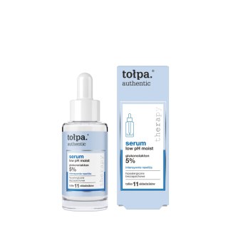 TOLPA TOŁPA Authentic Serum do twarzy Low pH Moist - intensywnie nawilża (5% glukonolakton) 30 ml