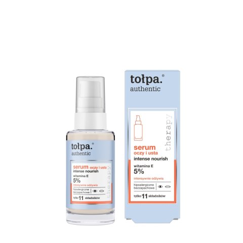 TOLPA TOŁPA Authentic Serum oczy i usta Intense Nourish - intensywnie odżywia (5% beta-witamina E) 30 ml