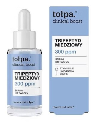 TOLPA TOŁPA Clinical Boost Tripeptyd Miedziowy 300 ppm Serum do twarzy 30 ml
