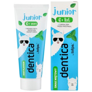 TOLPA TOŁPA Dentica Junior 6+ Pasta do zębów dla dzieci przeciwpróchnicza miętowa 50 ml