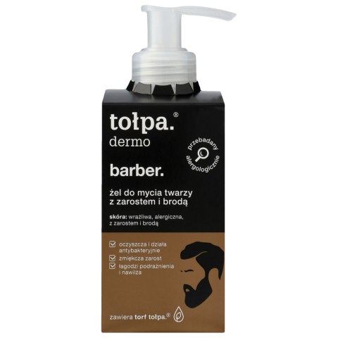 TOLPA TOŁPA Dermo Barber Żel do mycia twarzy z zarostem i brodą 150 ml