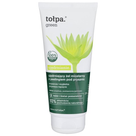 TOLPA TOŁPA Green Żel micelarny pod prysznic z peelingiem - ujędrniający 200 ml