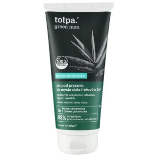 TOLPA TOŁPA Green Żel pod prysznic do mycia ciała i włosów 2w1 - oczyszczający 200 ml