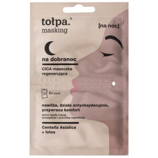 TOLPA TOŁPA Masking Maseczka regenerująca CICA - na dobranoc 5ml x 2