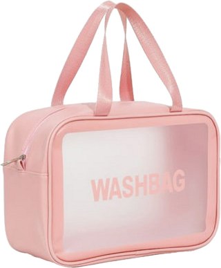 TOP CHOICE TOP CHOICE Kosmetyczka przezroczysta jednokomorowa Washbag (99328) 1 szt. - mix kolorów