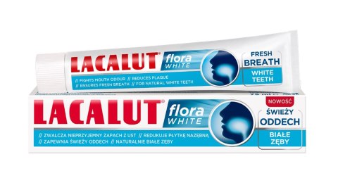 ZDROVIT LACALUT Flora White Pasta do zębów 75 ml