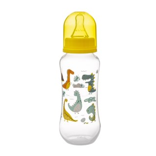 AKUKU AKUKU Butelka do karmienia niemowląt - Dinozaury 250ml
