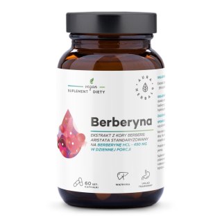 AURA HERBALS AURA HERBALS Berberyna 490mg, Berberis aristata - kapsułki 60 sztuk