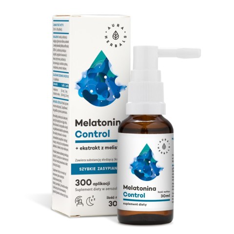 AURA HERBALS AURA HERBALS Melatonina Control + Melisa aerozol 30 ml