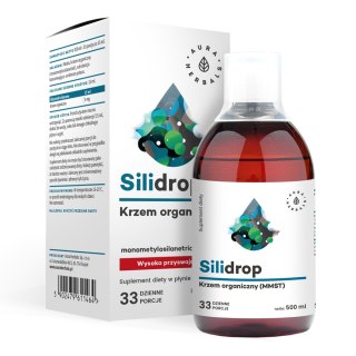 AURA HERBALS AURA HERBALS Silidrop krzem organiczny (MMST) silicium G5 500 ml