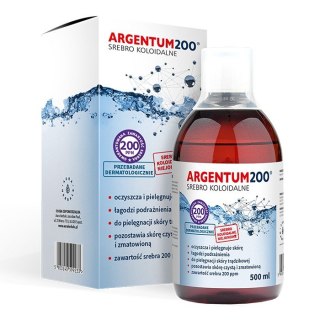 AURA HERBALS AURA HERBALS Srebro Koloidalne 200 ppm Argentum200 tonik 500 ml