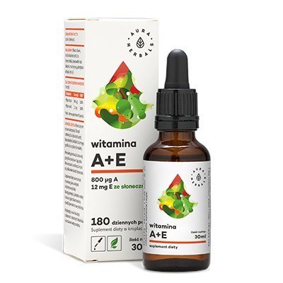 AURA HERBALS AURA HERBALS Witamina A + E krople 30 ml