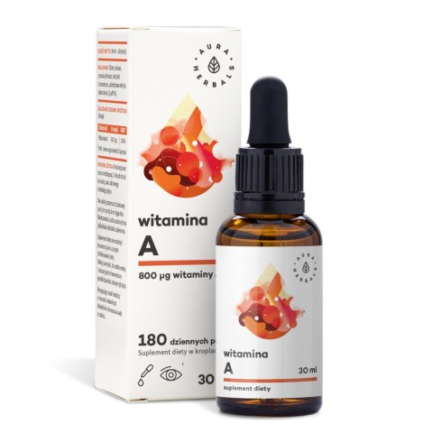 AURA HERBALS AURA HERBALS Witamina A krople 30 ml