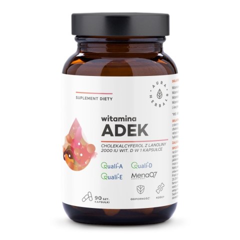 AURA HERBALS AURA HERBALS Witamina ADEK 90 kapsułek